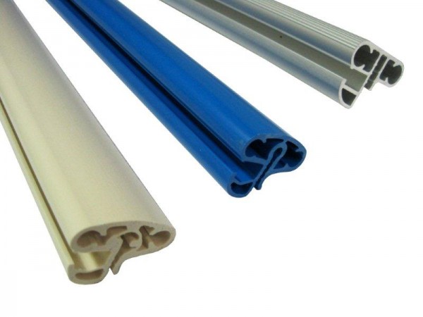 Handlaufpaket Hart-PVC Ovalbecken SWIM blau